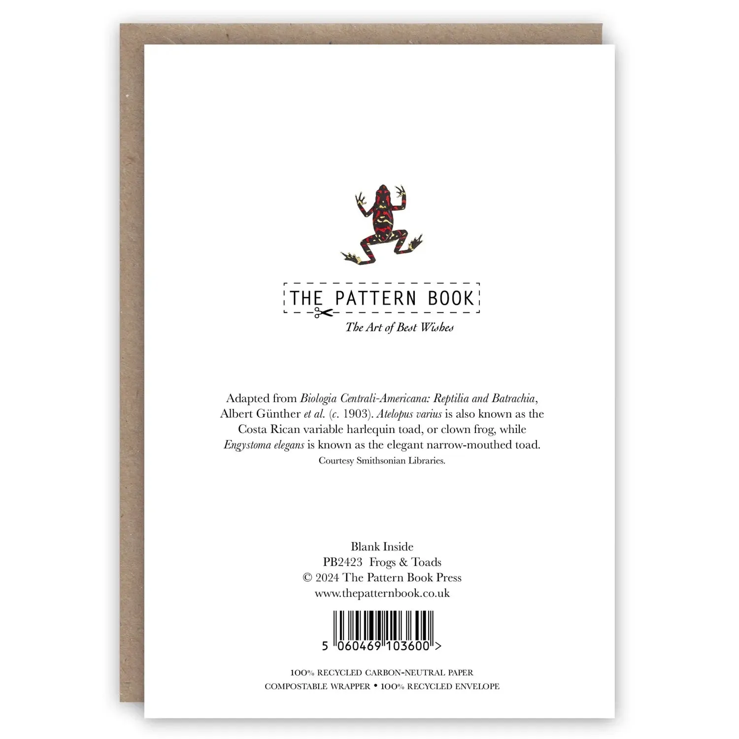 Frogs and Toads Card