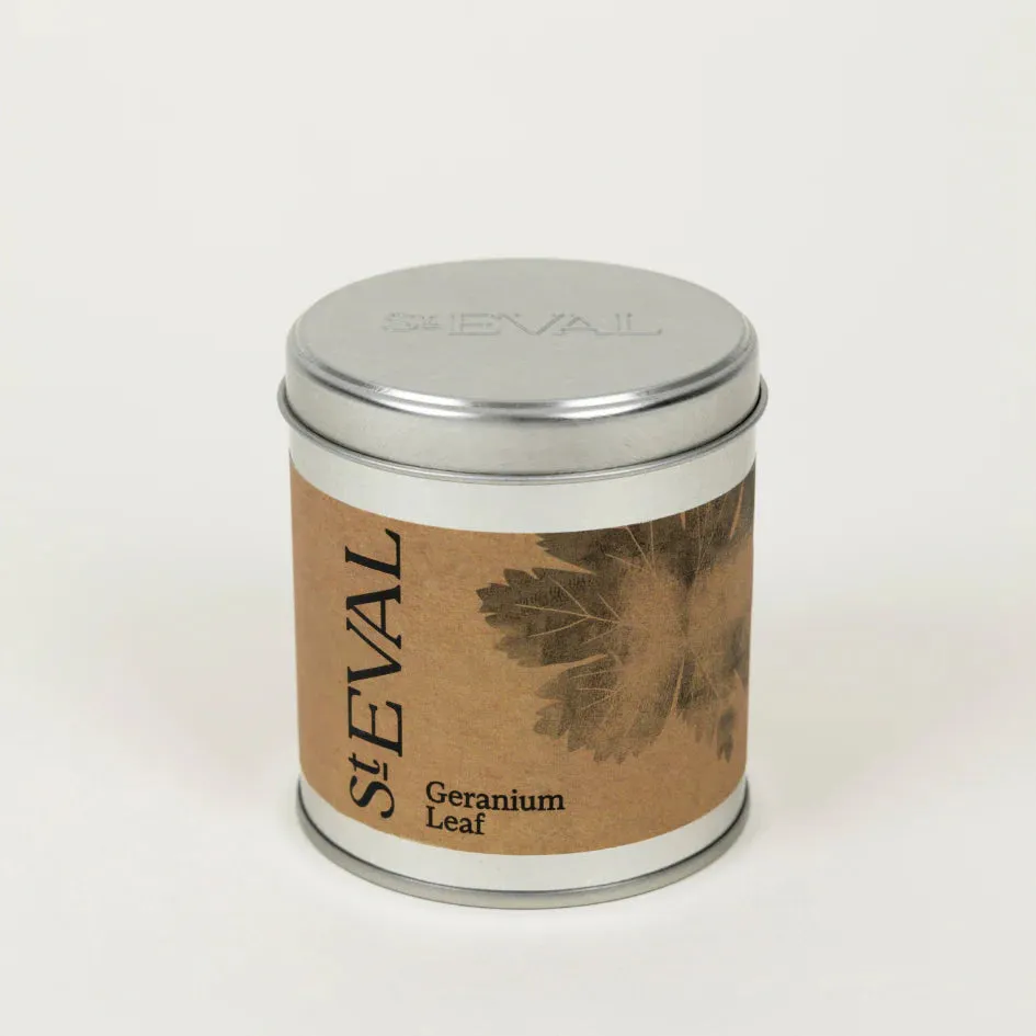 Geranium Leaf Scented Tin Candle