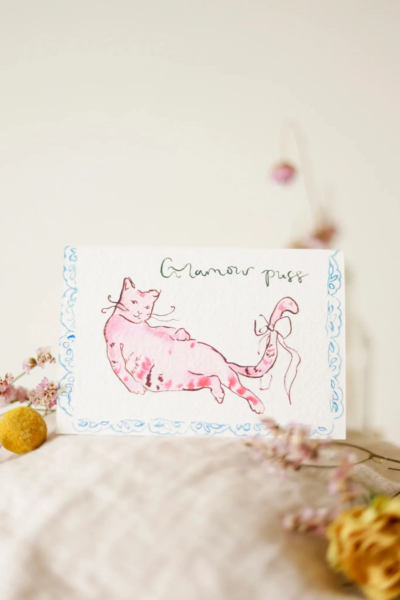 Glamour Puss Card