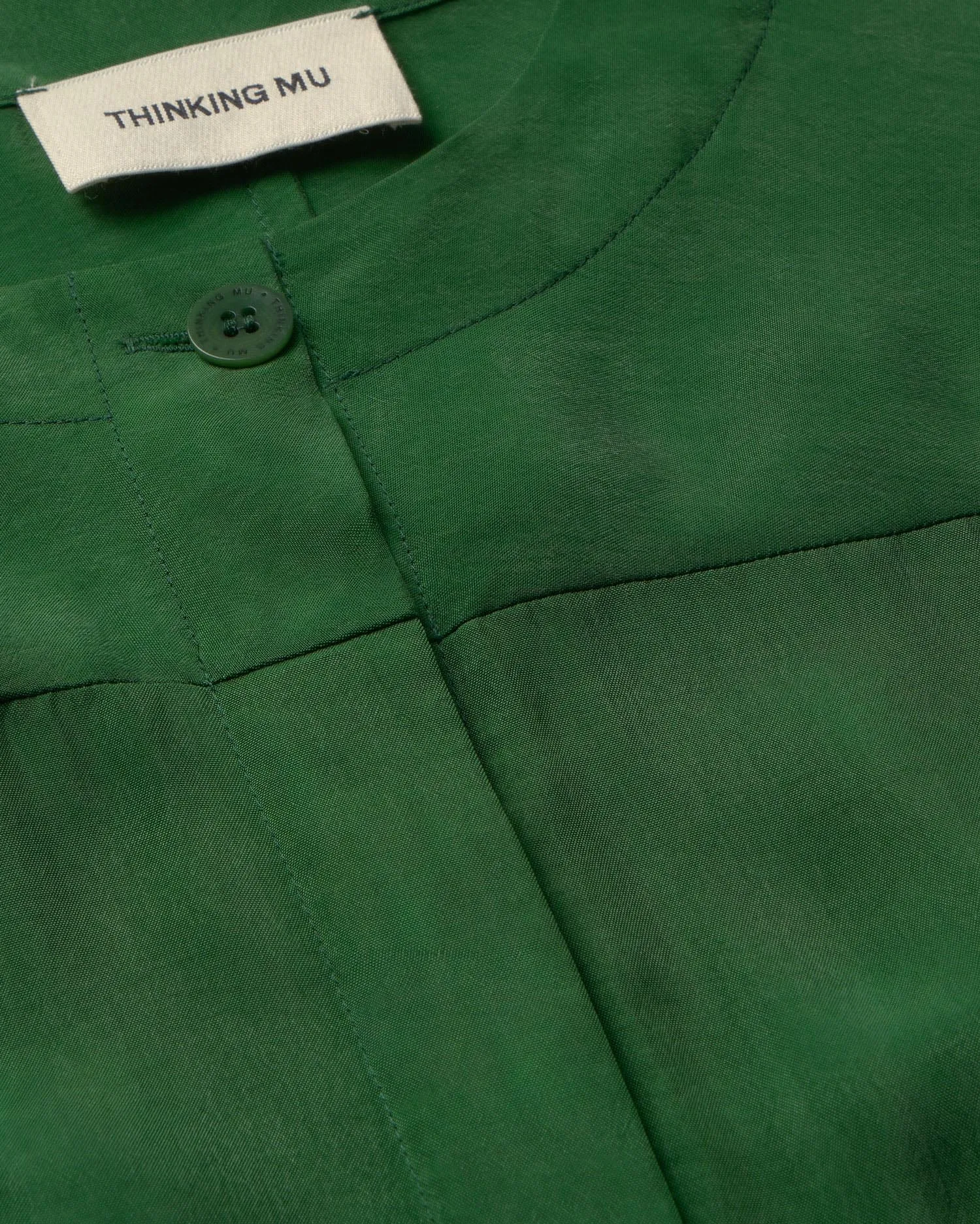 Green Dill Cupro Briana Blouse