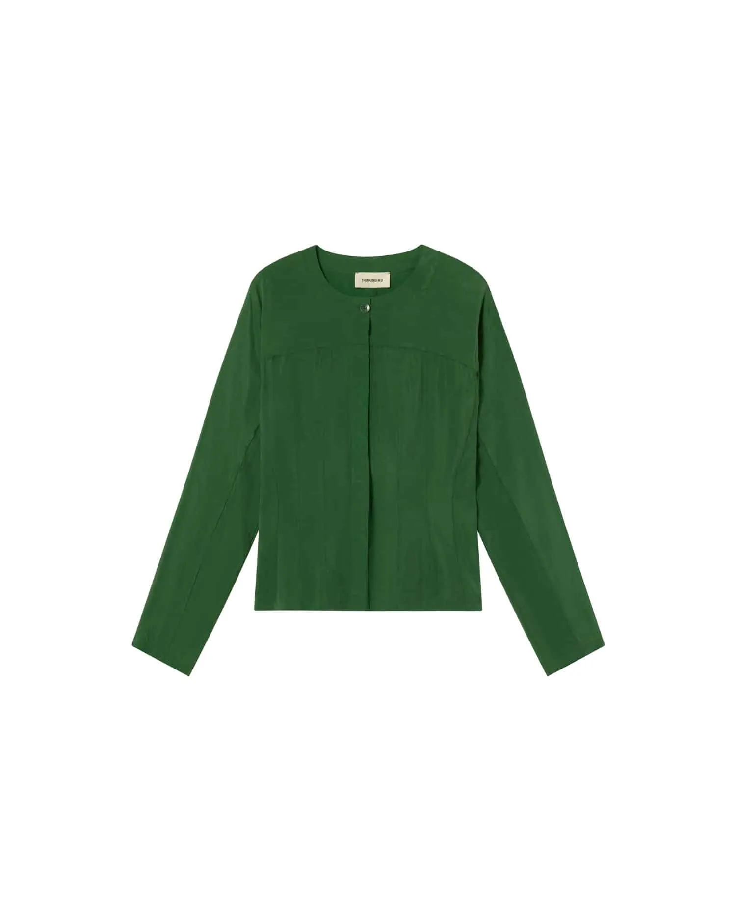 Green Dill Cupro Briana Blouse