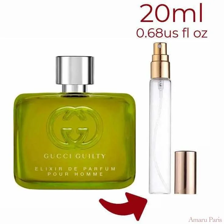 Guilty Elixir de Parfum for Men Gucci for men Decant Samples