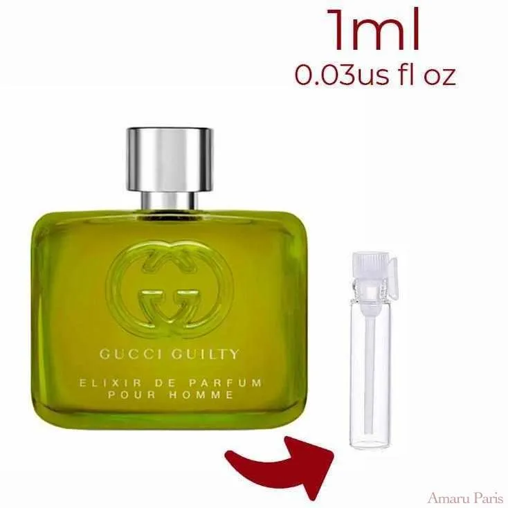 Guilty Elixir de Parfum for Men Gucci for men Decant Samples