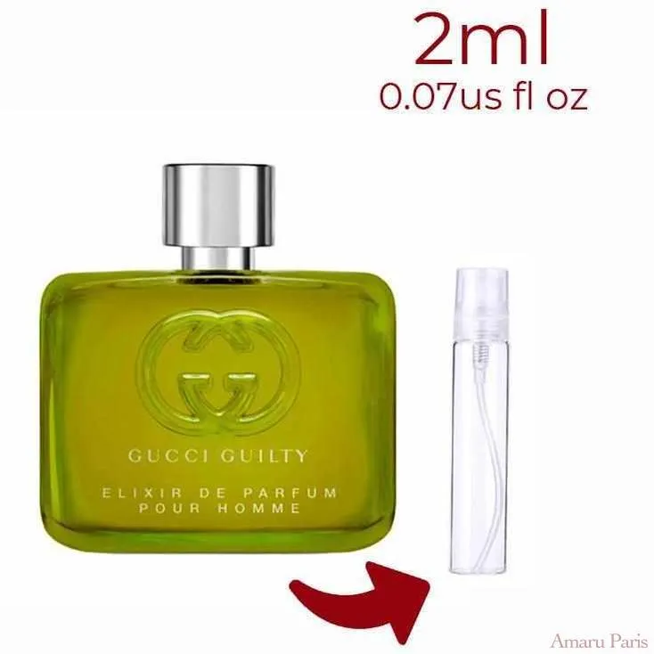 Guilty Elixir de Parfum for Men Gucci for men Decant Samples
