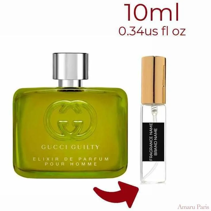 Guilty Elixir de Parfum for Men Gucci for men Decant Samples