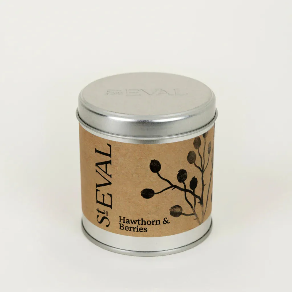 Hawthorn & Berries Scented Tin Candle