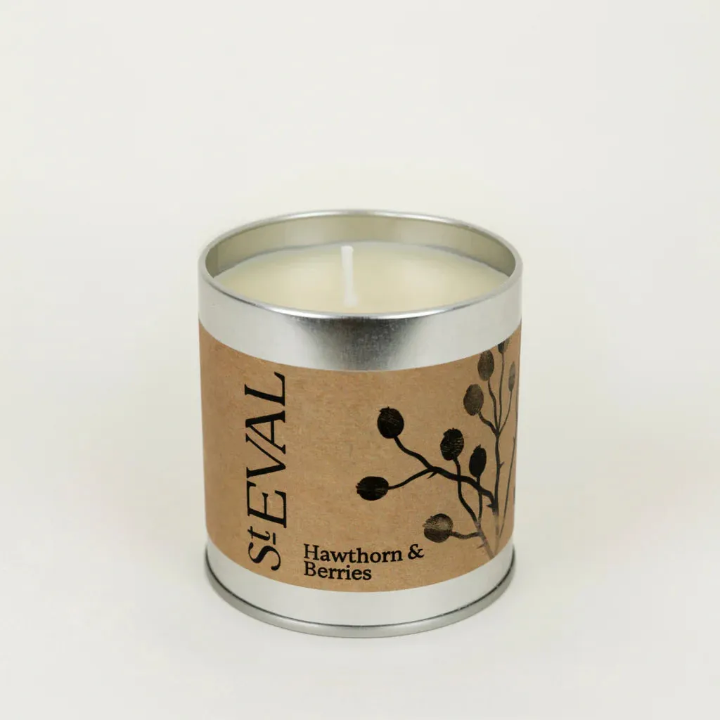 Hawthorn & Berries Scented Tin Candle
