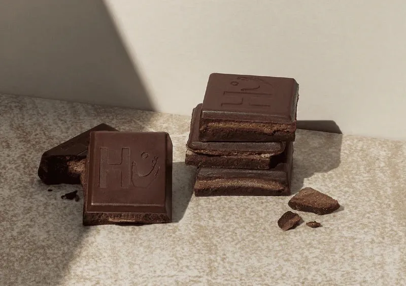 Hazelnut Organic 70% Dark Chocolate Bar 60g