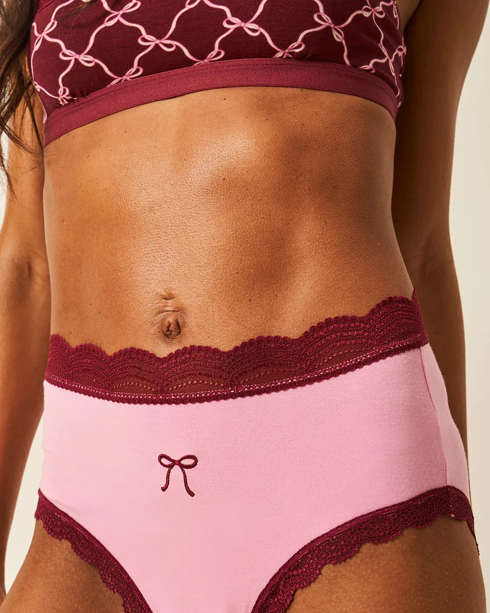 High Rise Knicker Four Pack - Say It With a Bow