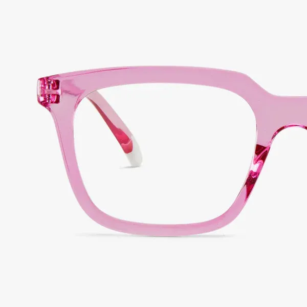 Holly Glossy Screen Glasses - Blush