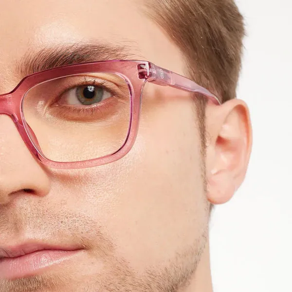 Holly Glossy Screen Glasses - Blush