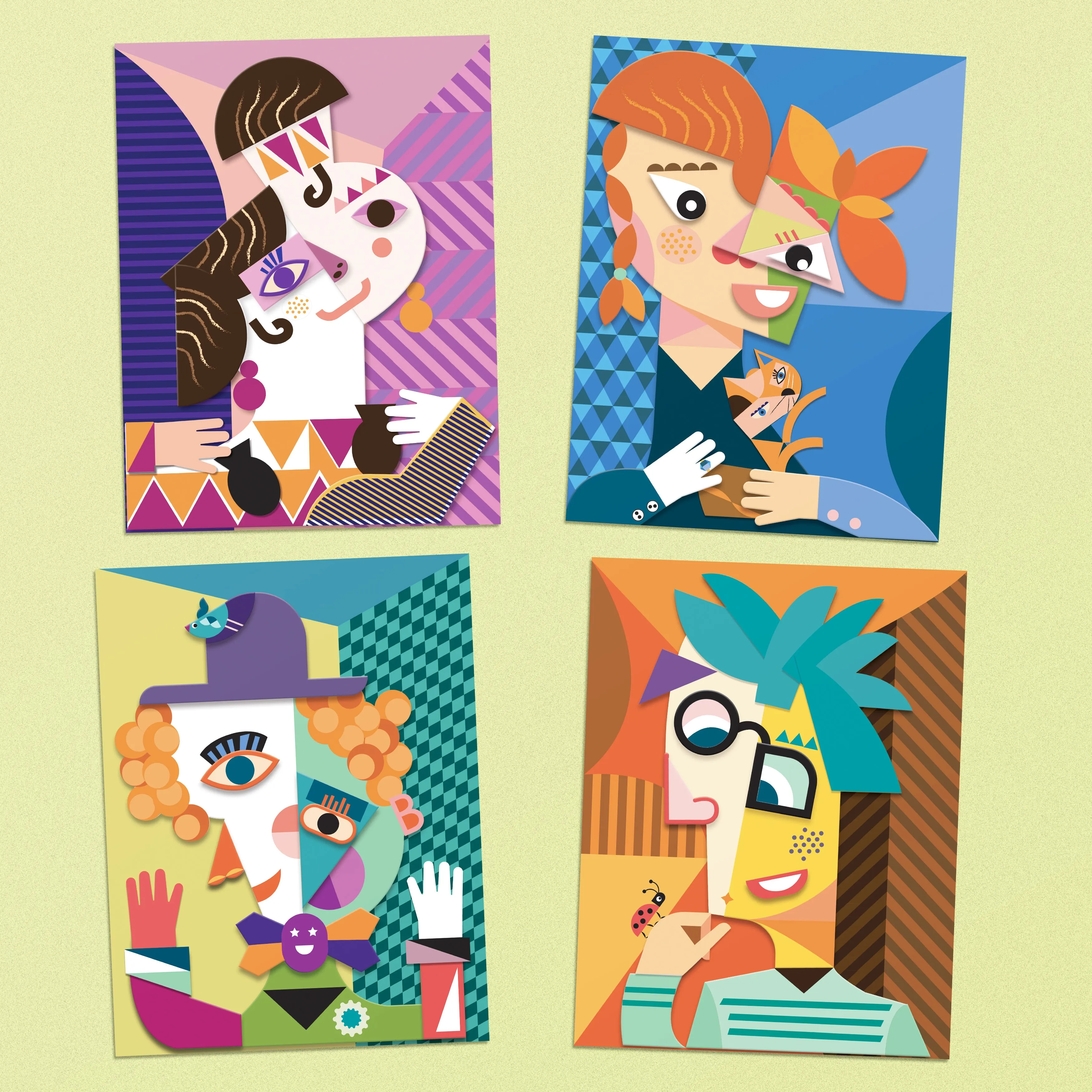 Inspired By Square Heads Collages