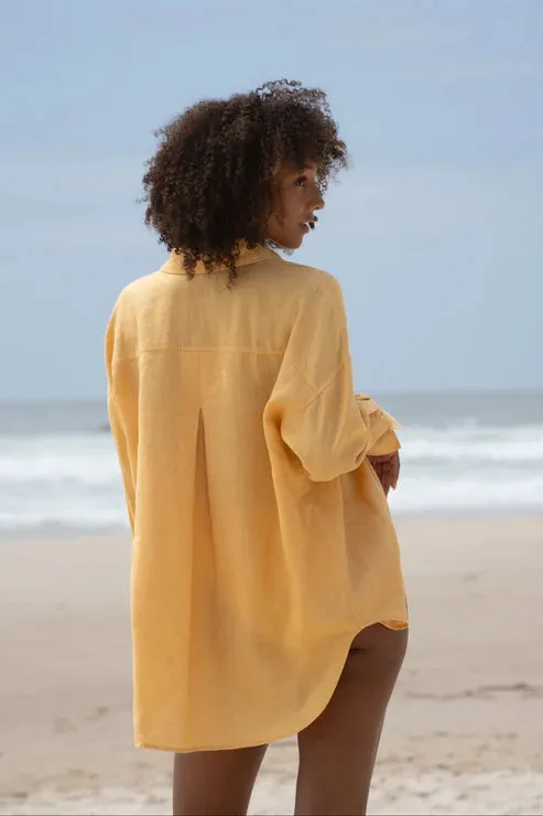 Kirra Butter Linen Shirt