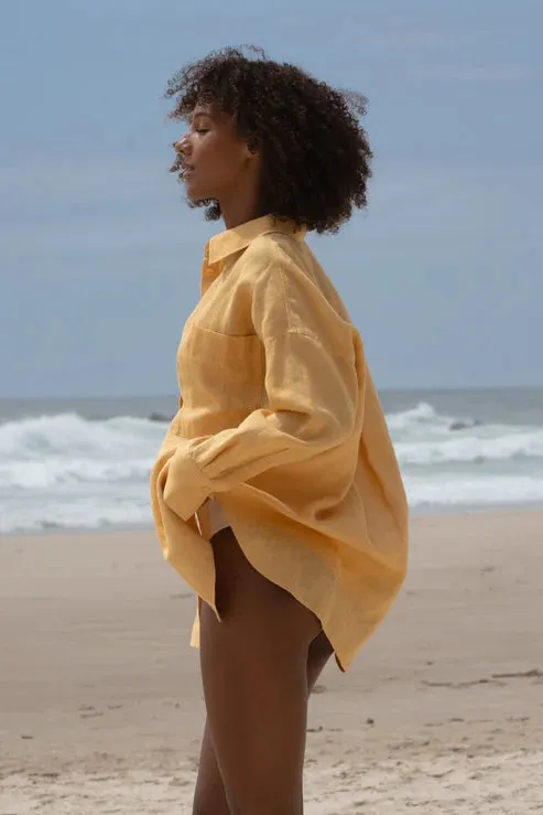 Kirra Butter Linen Shirt