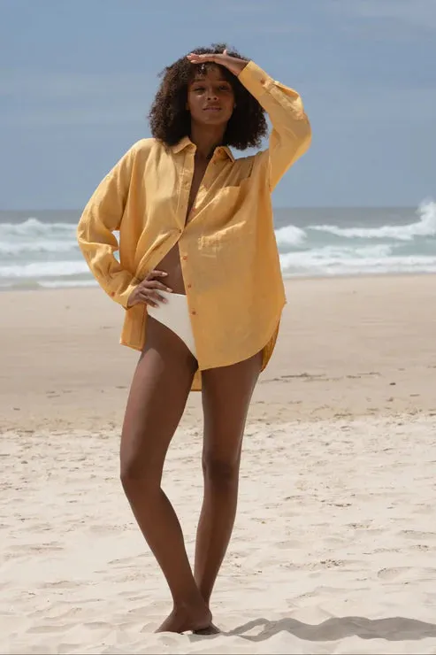 Kirra Butter Linen Shirt