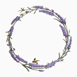 Lavender & Bee Wreath