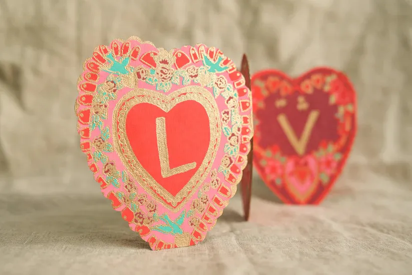 Love Concertina Greeting Card