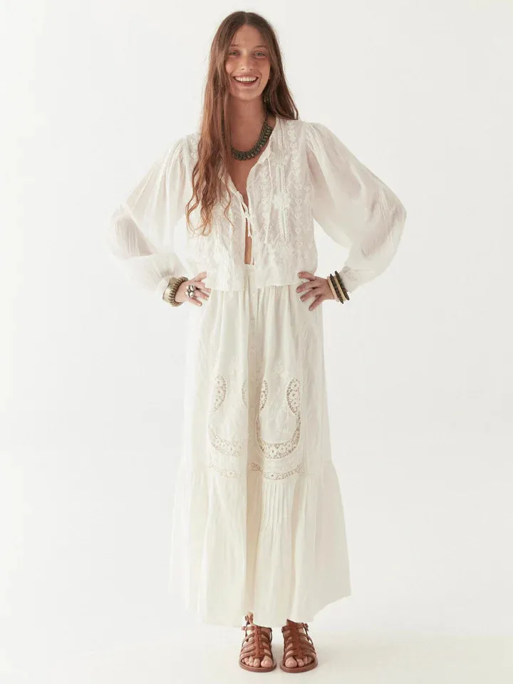 Luisa Skirt - Normandie White