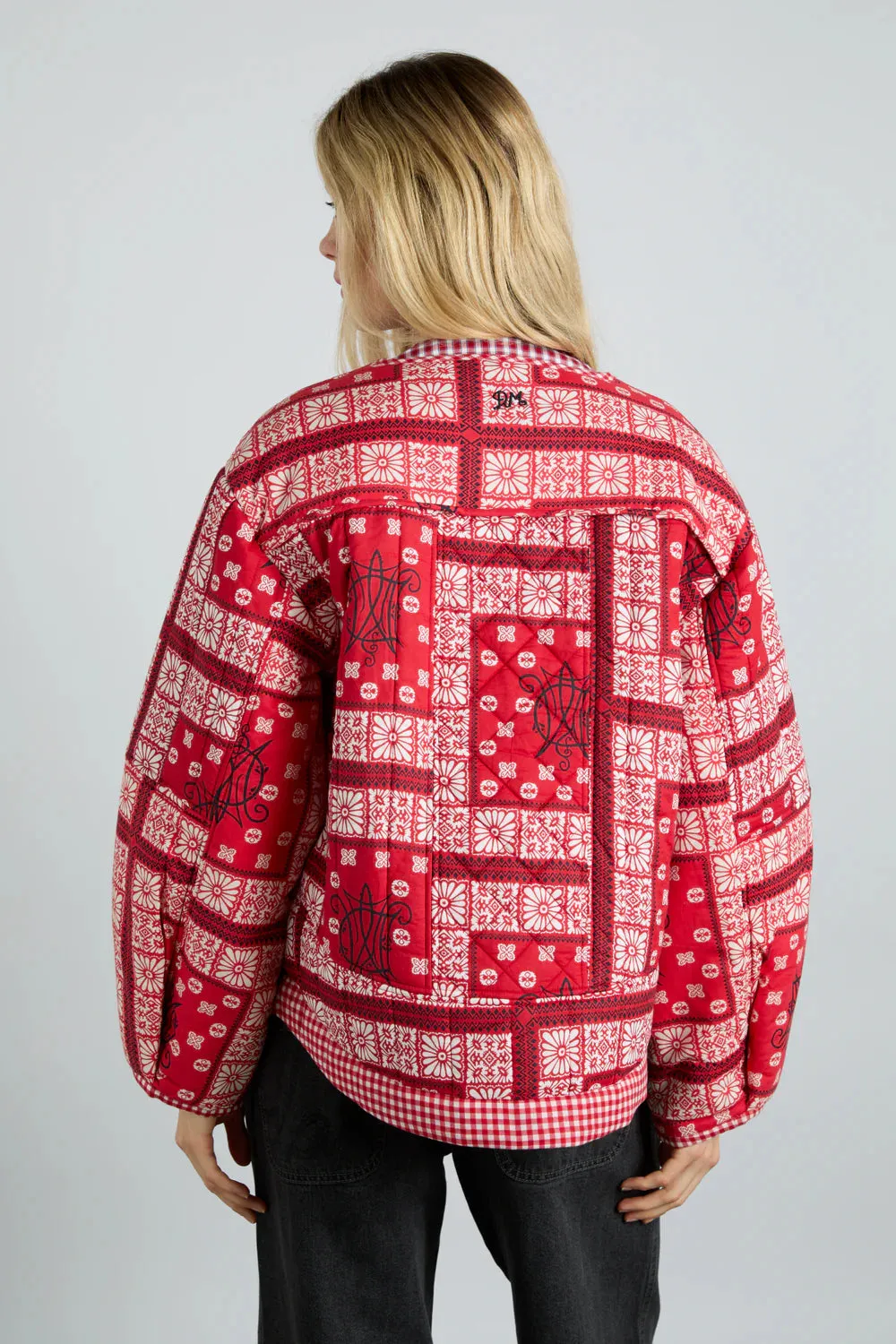 Macy Jacket - Red Bandana