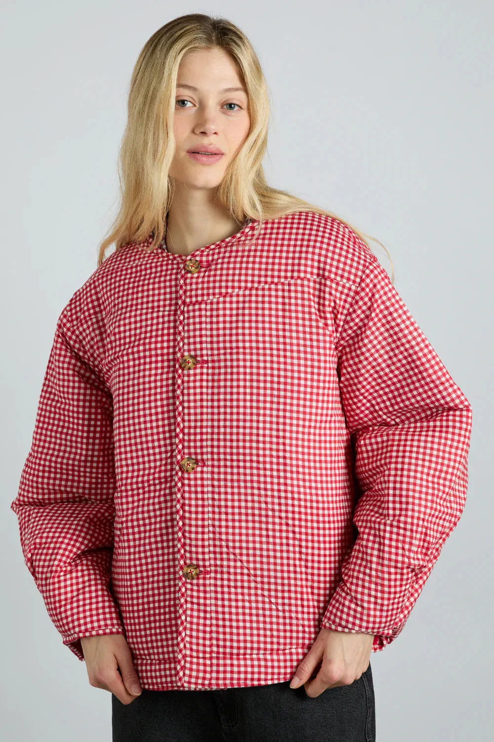 Macy Jacket - Red Bandana