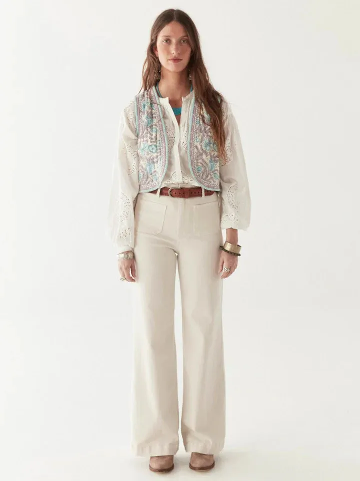 Margaret Blouse - Bath Rose