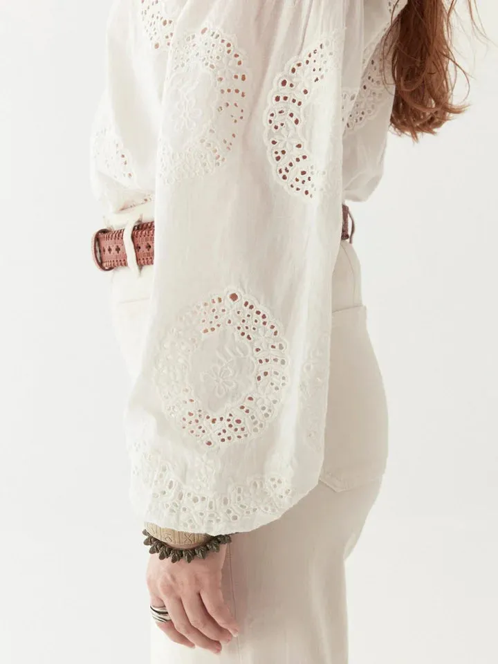 Margaret Blouse - Bath Rose