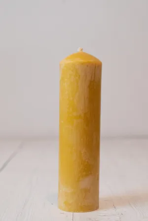 Medium Beeswax Pillar Candle