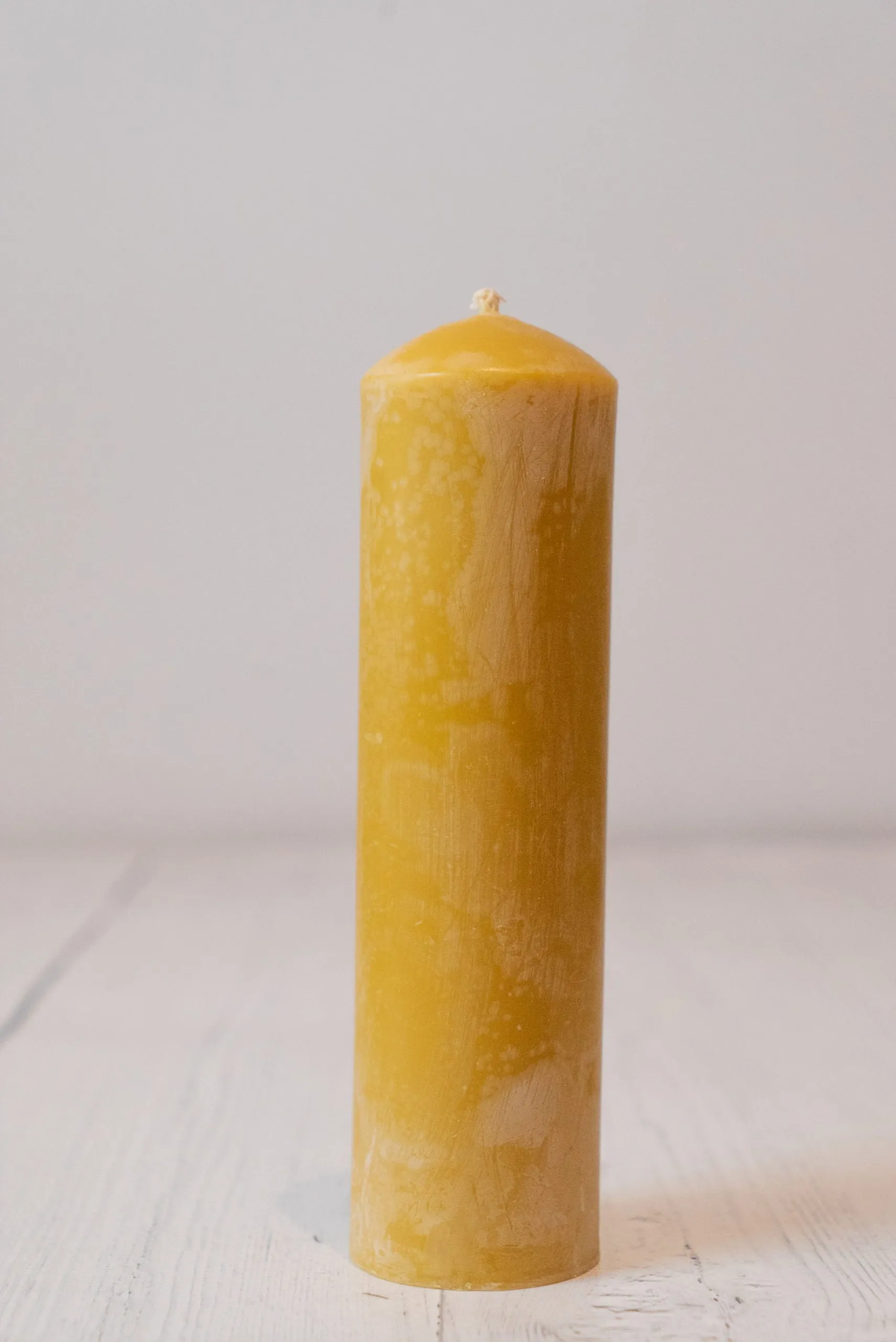 Medium Beeswax Pillar Candle