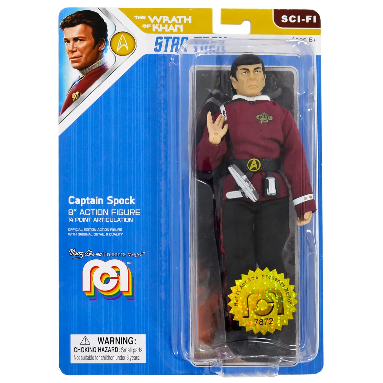 Mego Star Trek 8" Action Figure Fabric Clothing Fully Poseable