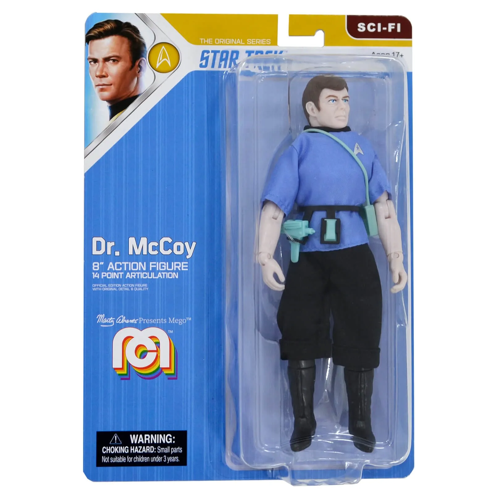 Mego Star Trek 8" Action Figure Fabric Clothing Fully Poseable