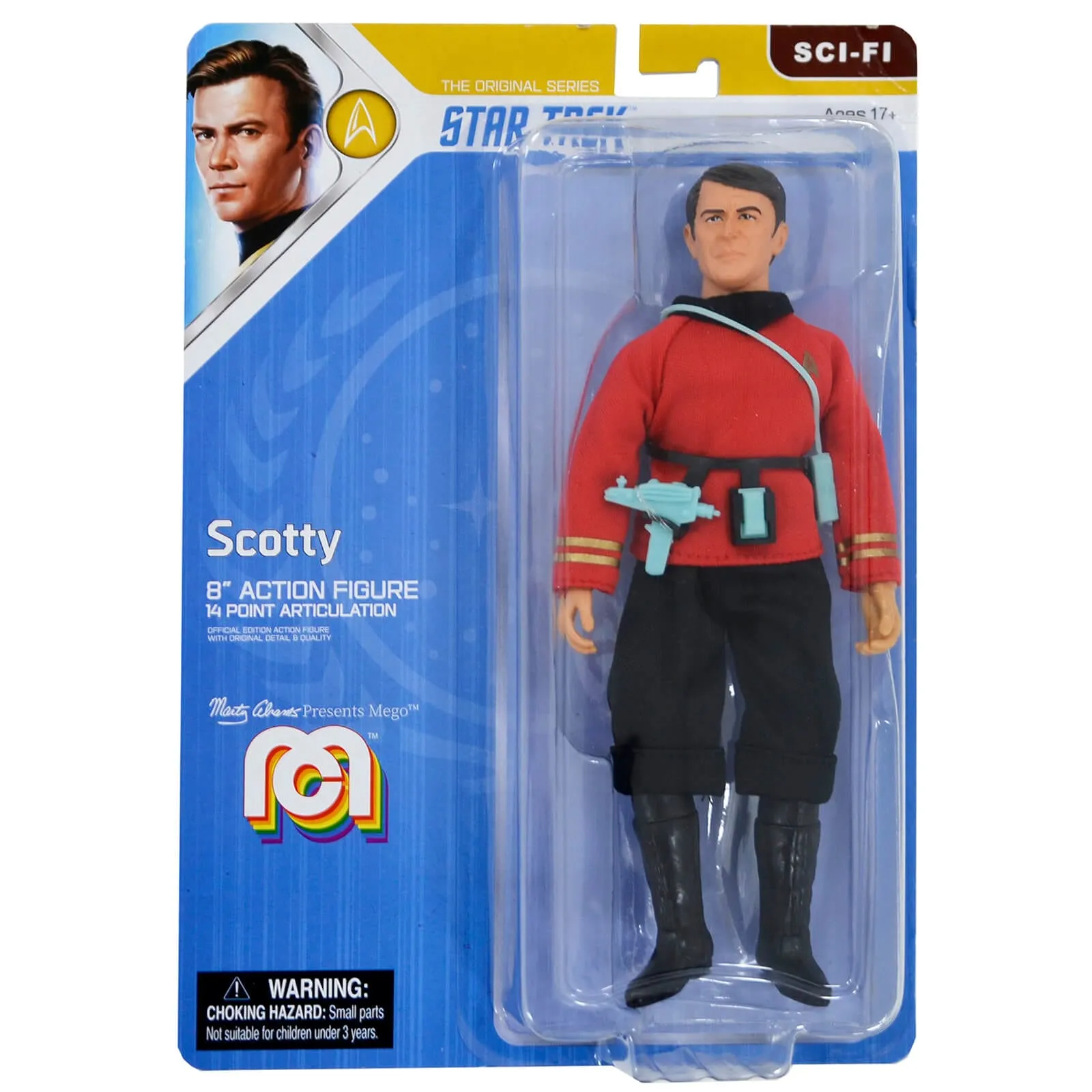 Mego Star Trek 8" Action Figure Fabric Clothing Fully Poseable