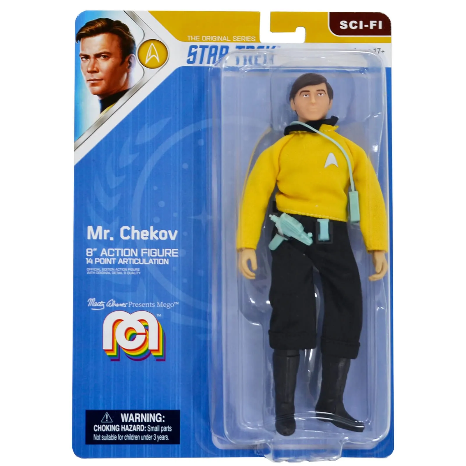 Mego Star Trek 8" Action Figure Fabric Clothing Fully Poseable