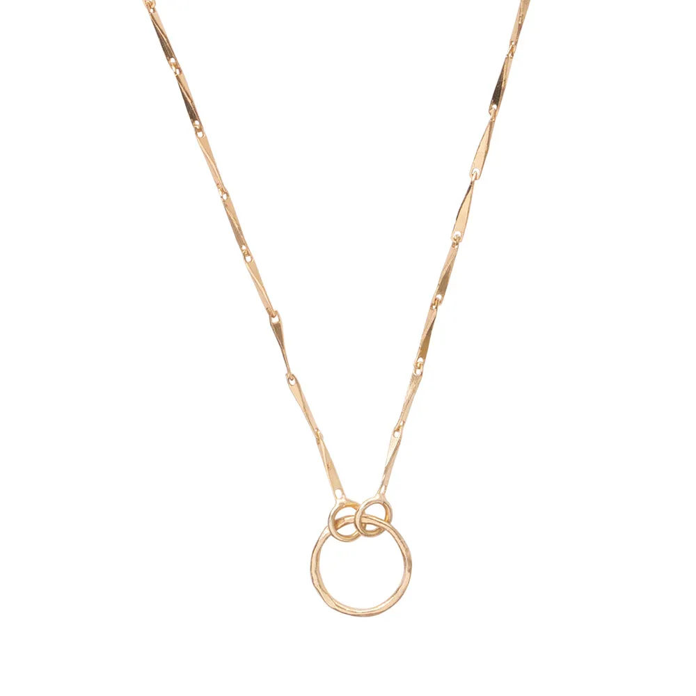 Mix & Match Join Gold Plated Necklace