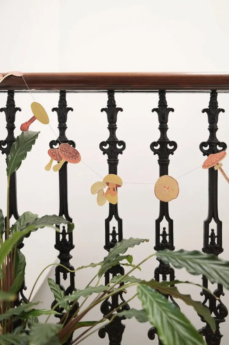 Mushroom Sewn Garland