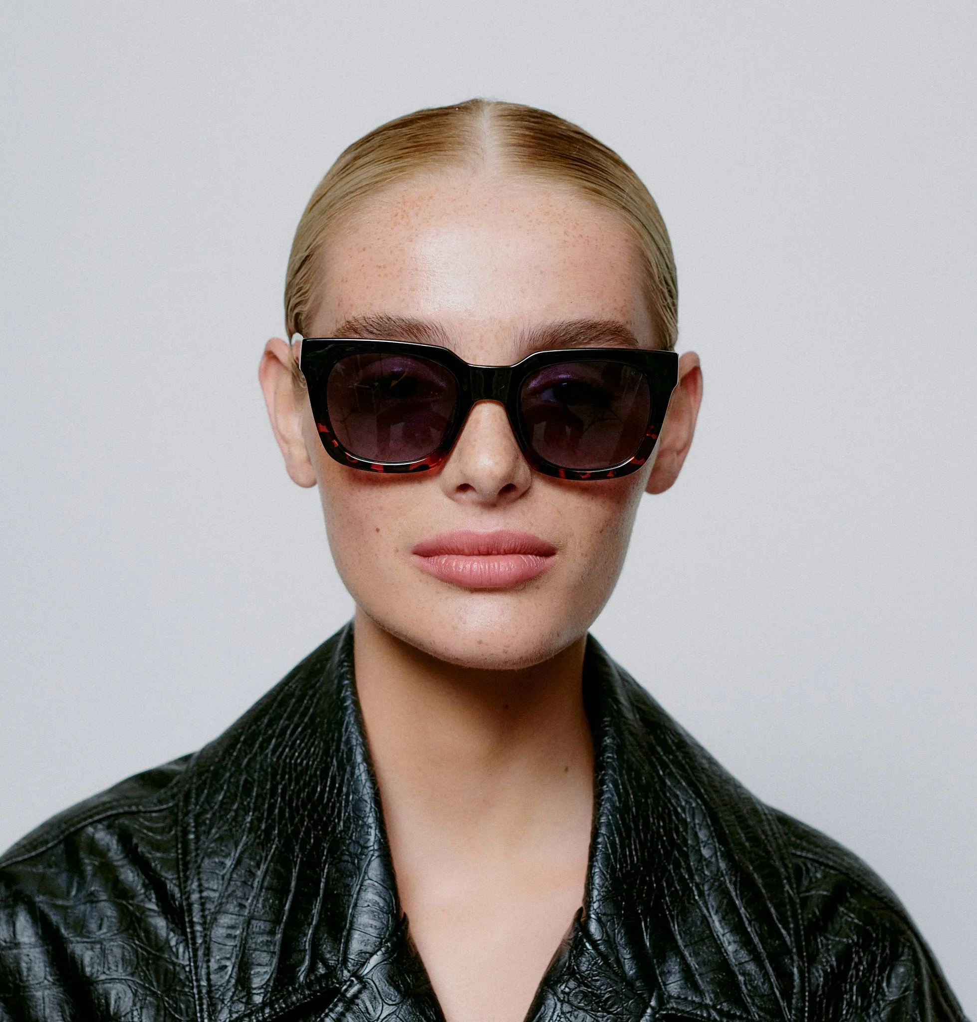 Nancy Sunglasses - Black Demi Tortoise