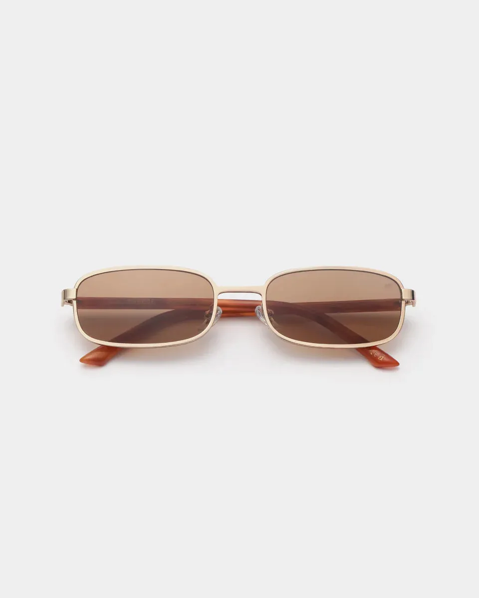 Noah Sunglasses - Burnt Gold Amber