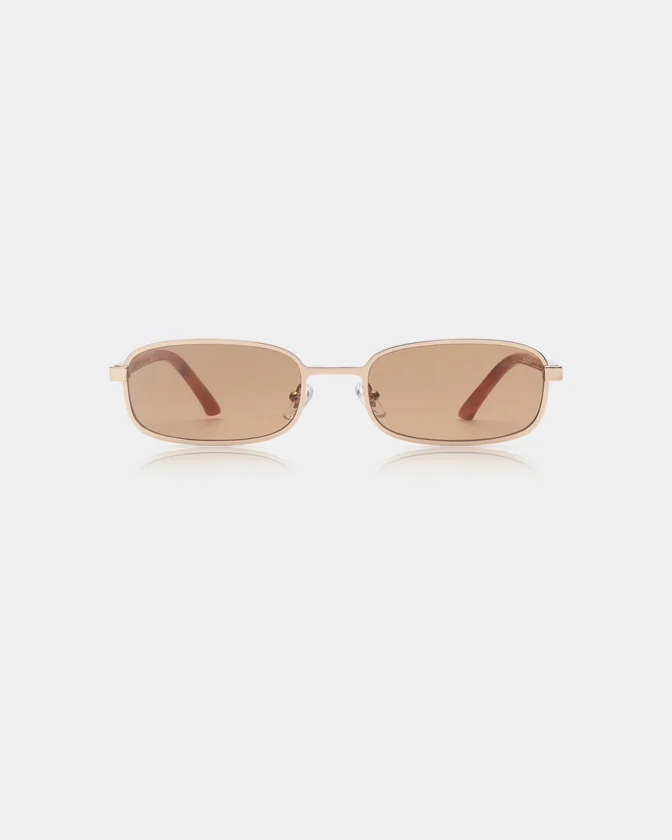 Noah Sunglasses - Burnt Gold Amber