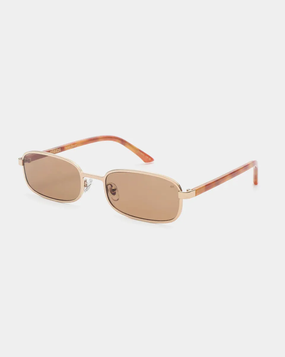 Noah Sunglasses - Burnt Gold Amber