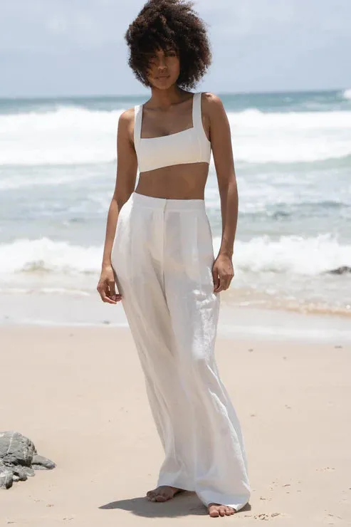 Oli Ivory Linen Pants