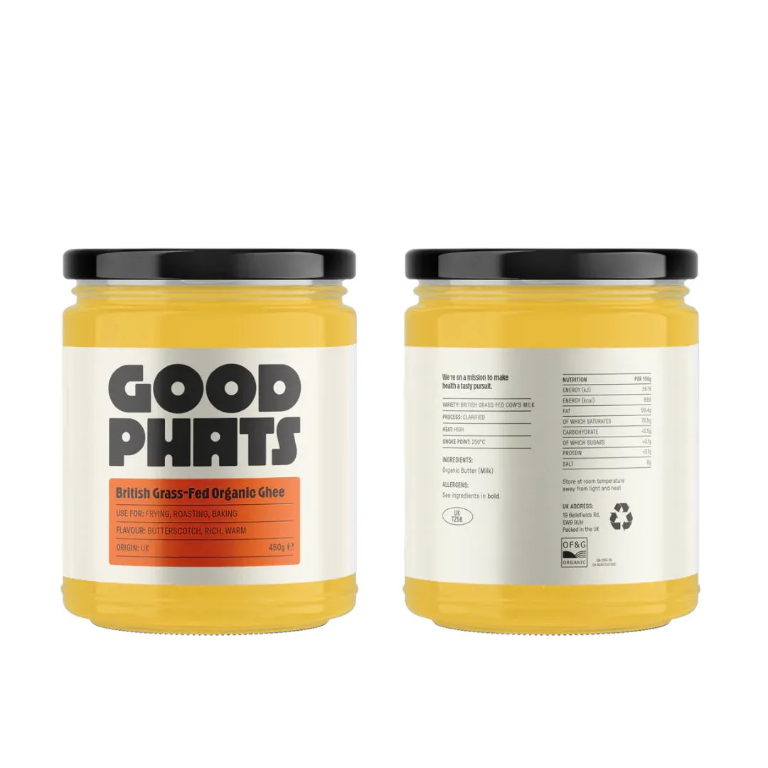 Organic British Grass-Fed Ghee 450g