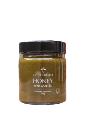 Organic Honey with Matcha 200g