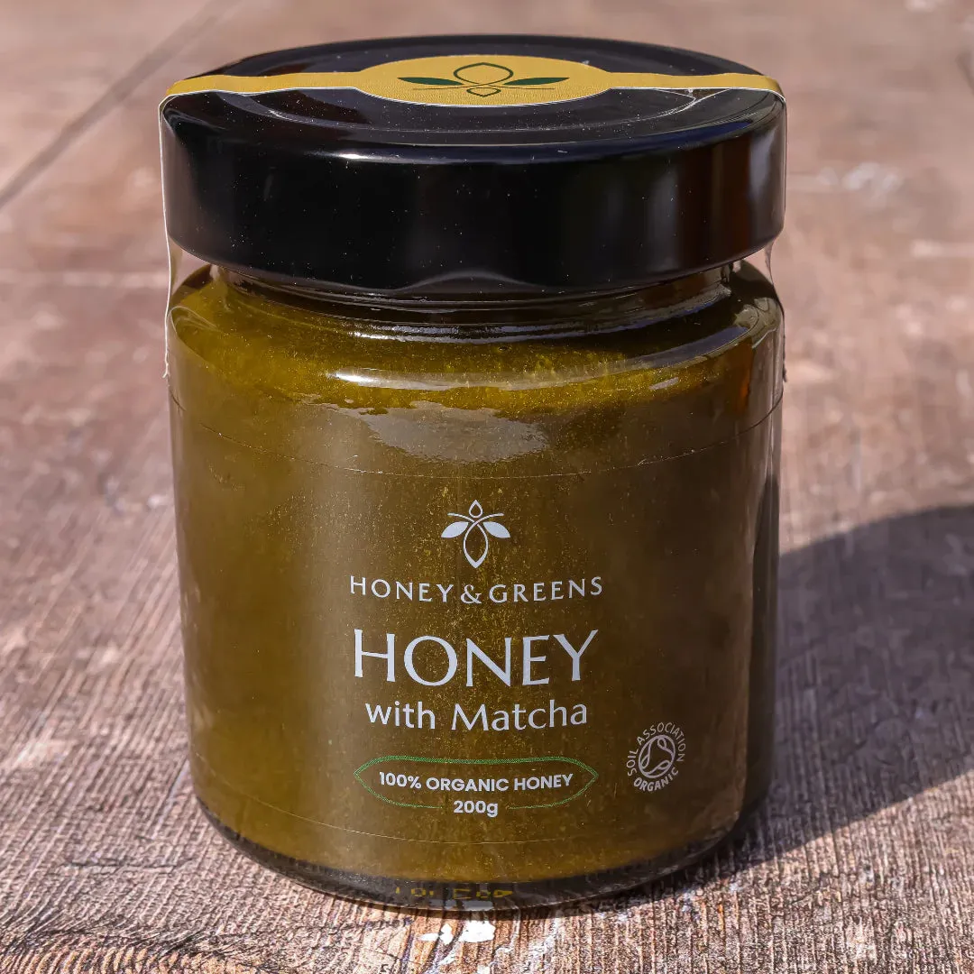 Organic Honey with Matcha 200g