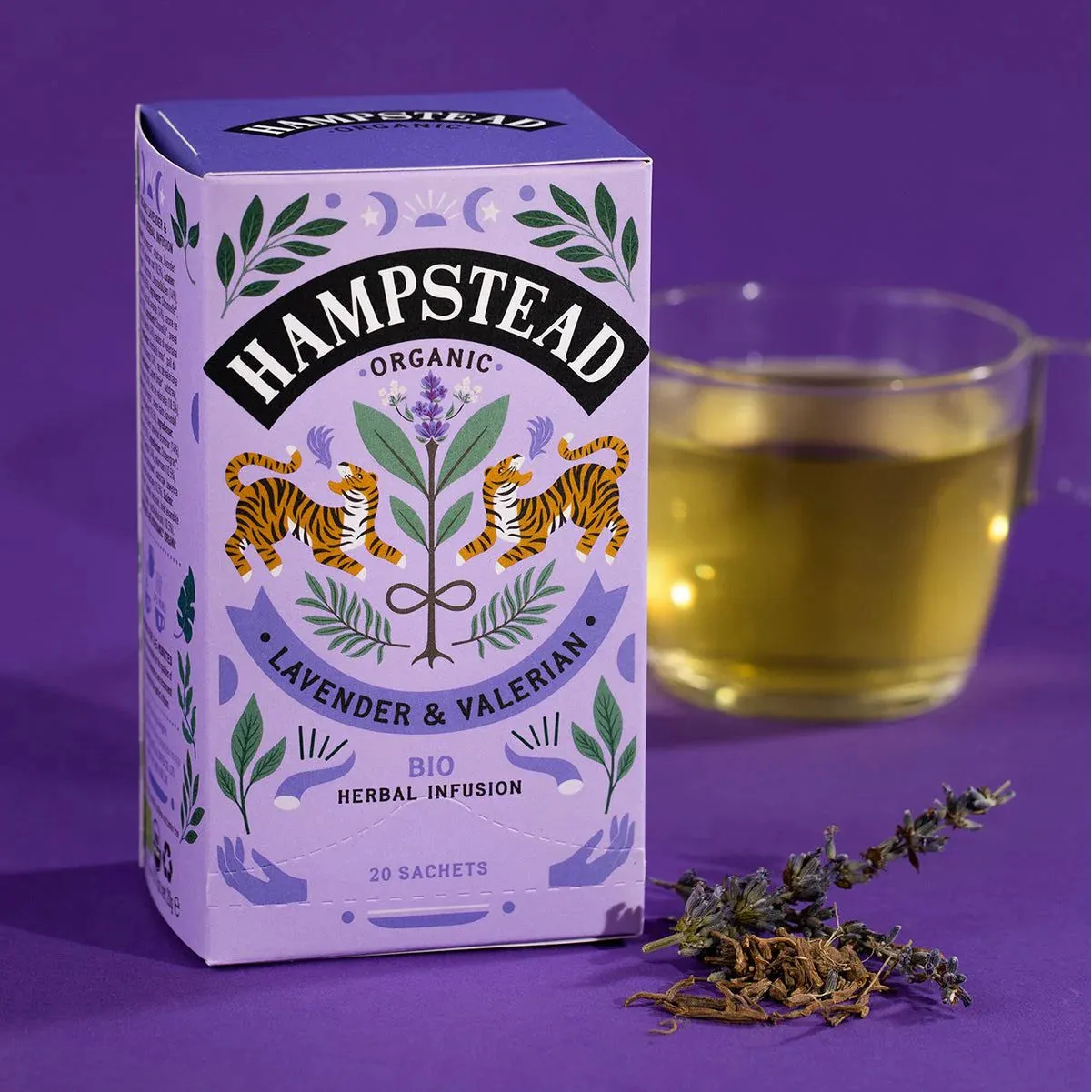 Organic Lavender & Valerian Teabags
