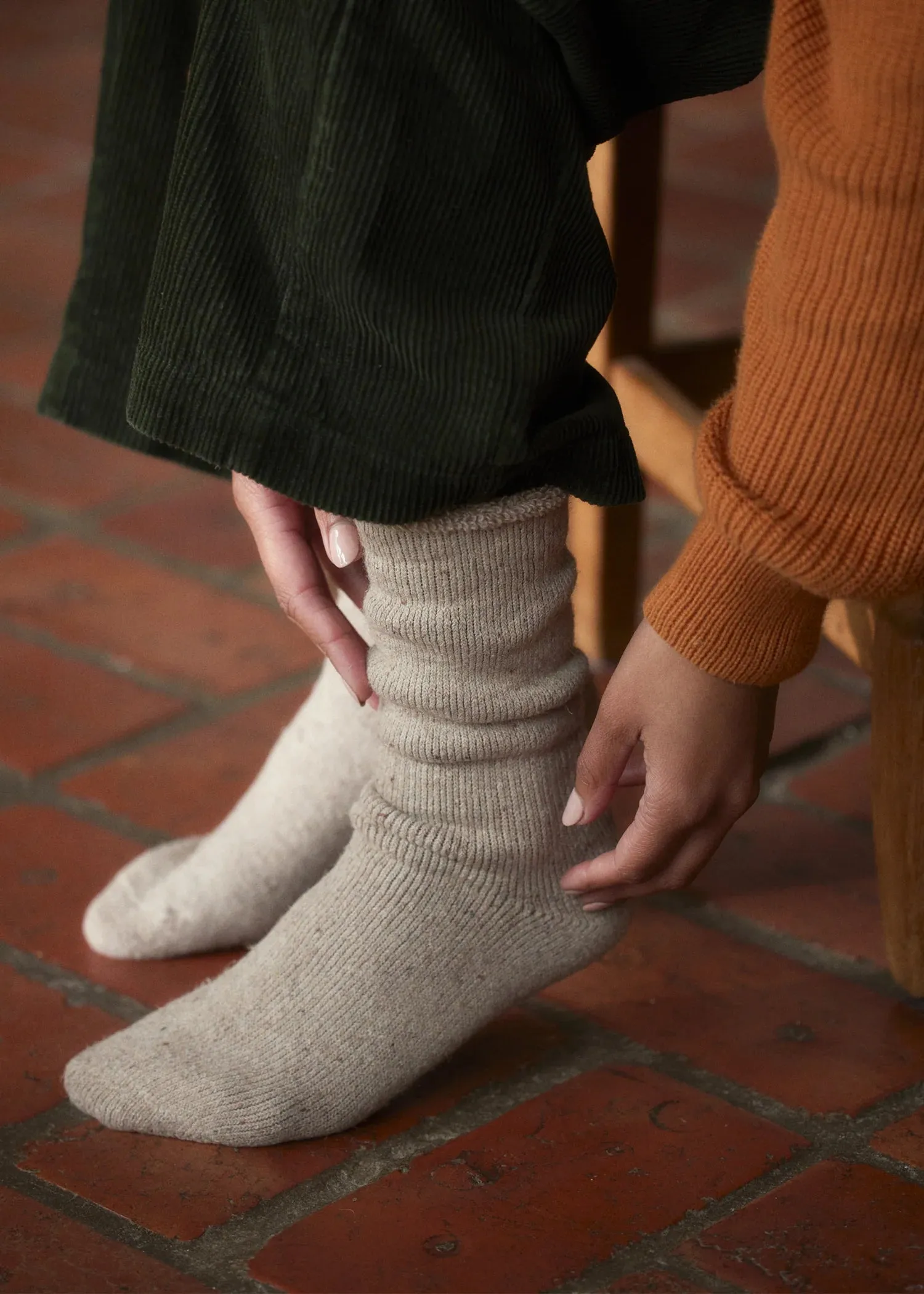 Outdoor Collection Recycled Wool Sand Socks