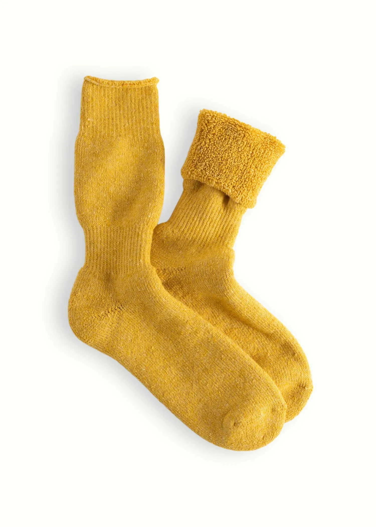 Outdoor Collection Recycled Wool Yellow Socks