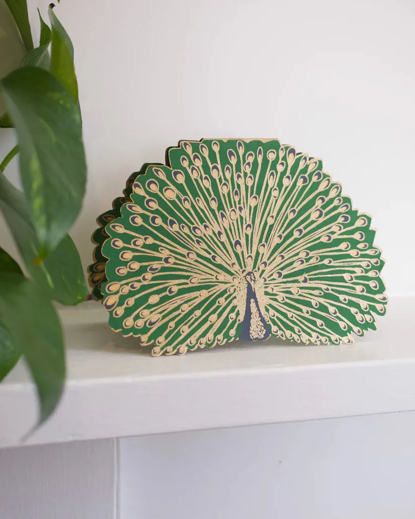 Peacock Greeting Card
