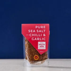 Pure Sea Salt with Chilli & Garlic 100g