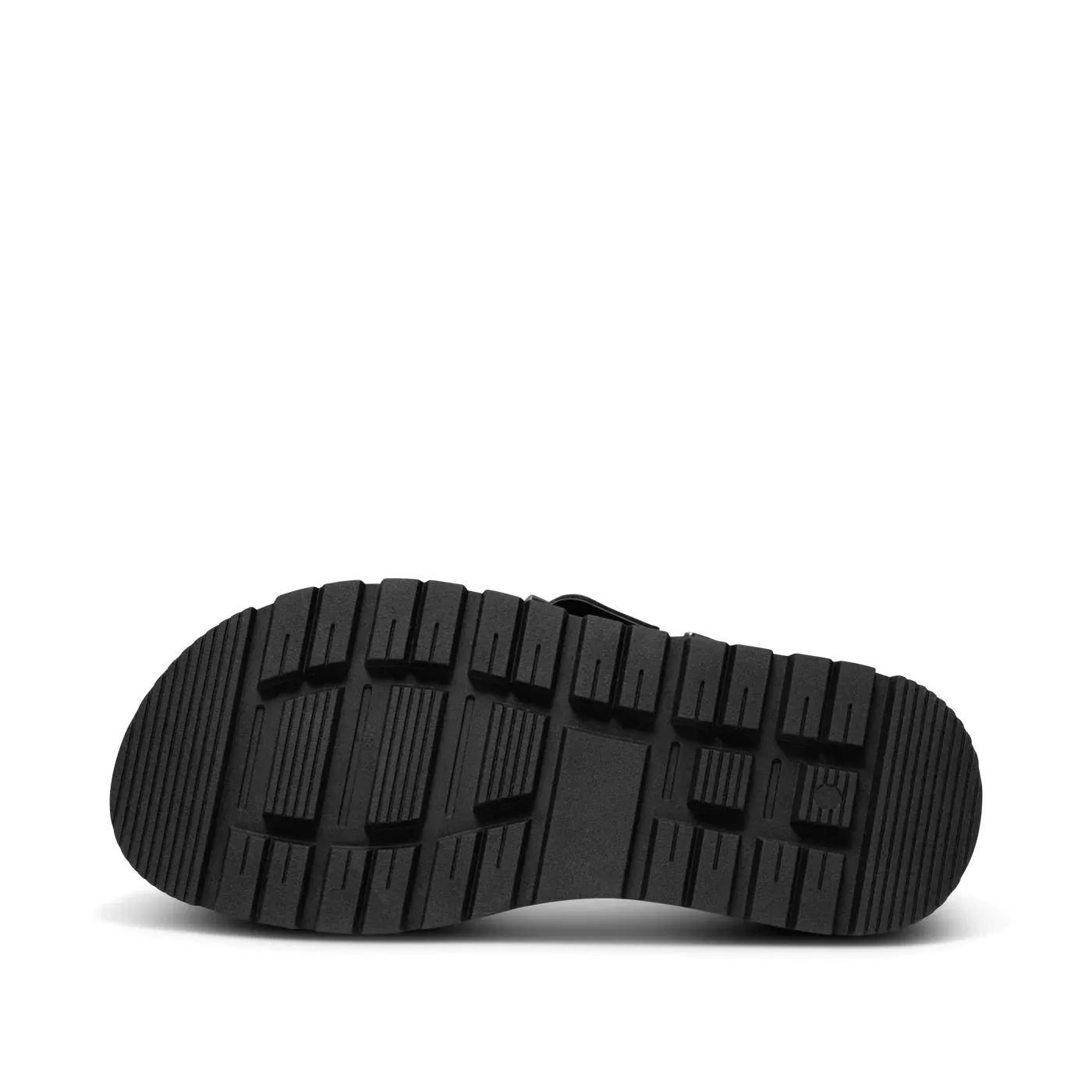 Rebecca Buckle Leather Sandal - Black