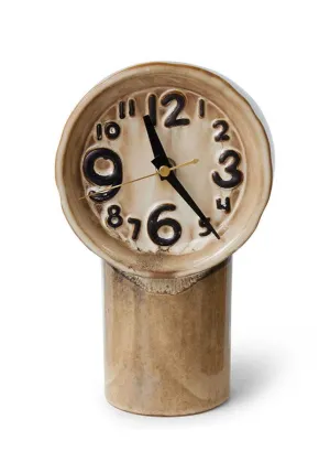 Retro Ceramic Clock Cream