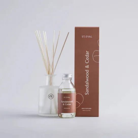 Sandalwood & Cedar Lamorna Reed Diffuser